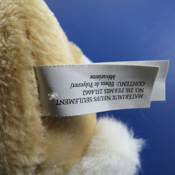 Tan Mini Bunny Rabbit Ganz 1998 "Munchie" Plush Rabbit Easter Basket Toy - Picture 10 of 11